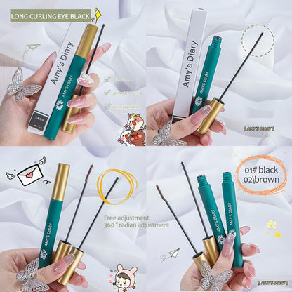 Black Waterproof Mascara for Long-Lasting Natural Lashes